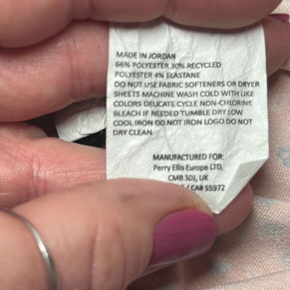 Nicklaus Mens Hot Corral Blue Patterned Golf Polo L Eco Choice Stay Dri - Picture 8 of 8